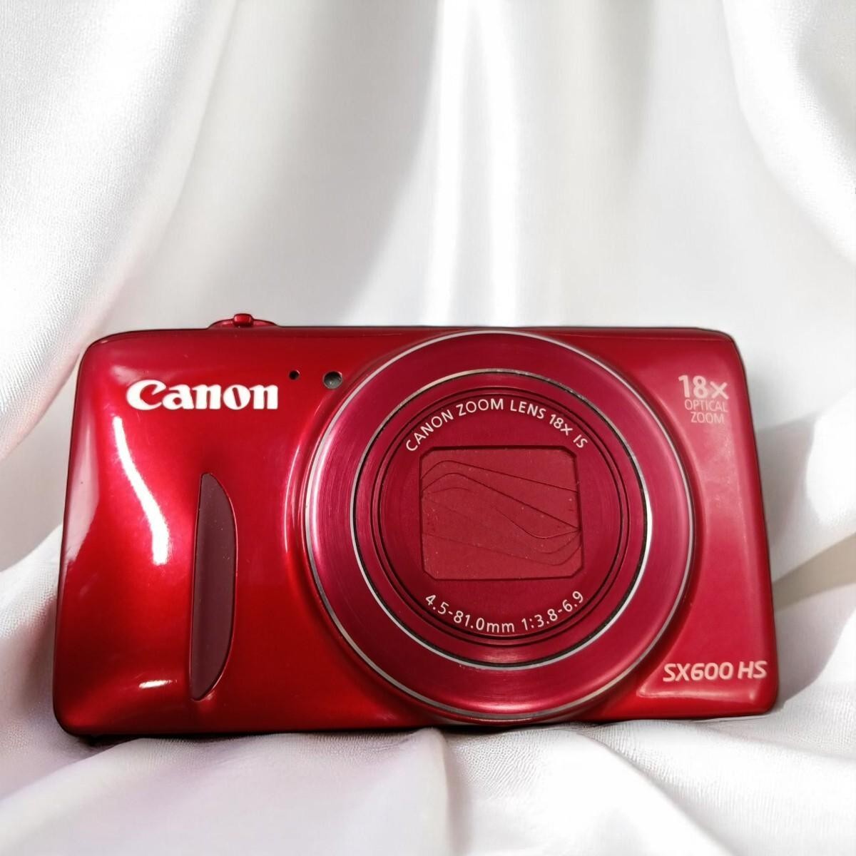 N Mint] Canon PowerShot SX600 HS Red Compact Digital Camera w