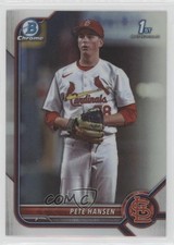 2022 Bowman Draft Chrome Refractor Pete Hansen #BDC-128 08y1
