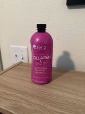 Zena Nutrition Liquid Collagen  Biotin 600mL, 20 oz 60 Servings Exp 01/2028