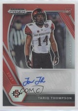 2021 Panini Prizm Draft Picks Red 59/199 Tariq Thompson #DPA-TTH Auto ln4