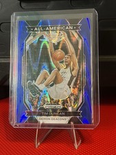 2024- 🔥/149-Panini Prizm Draft Picks - All-American Tim Duncan Blue Wave Prizm 