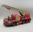 Vintage 1981 Playmobil Fire Truck. Includes Four (4) Fire Fighters. EUC — photo 1