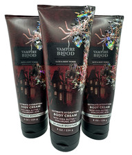Bath Body Works Vampire Blood Body Cream 8 Oz x3 Sealed