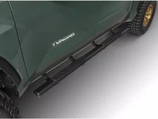 Go Rhino 4" 1000 Series Black Nerf Bar Side Steps Fit SuperCrew