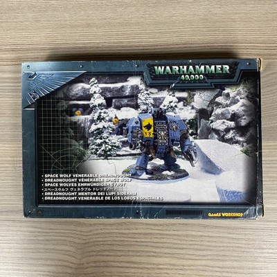 Raum Wolf Venerable Dreadnought Bjorn Warhammer 40K 40,000 Citadel Metall Wölfe