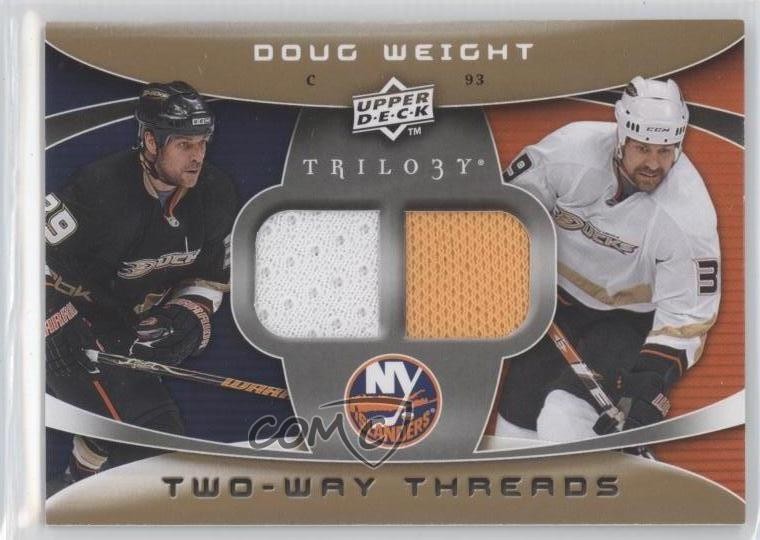 2008-09 Upper Deck Trilogy Two-Way Threads Doug Weight #2W-DW 0a1