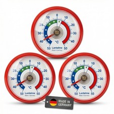 3 Stück Kühlschrank Thermometer Set Selbstk...