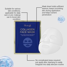 Collagen Face Mask Hydrating Moisturizing Sheet Mask Skin Care 4PCS