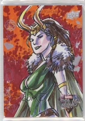 2016 Upper Deck Marvel Gems 1/1 Gilbert Monsanto Auto Sketch 1j8