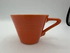 🧡 Fiestaware Homer Laughlin Small Coffee / Tea Cup ☕ Vintage | Bright Orange |