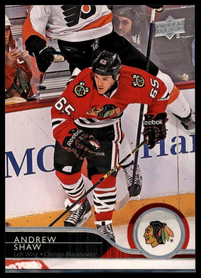 2014-15 Upper Deck #287 Andrew Shaw UD Exclusives #/100