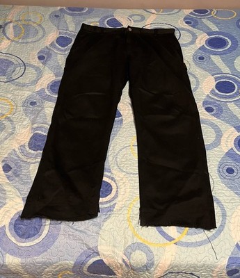Carhartt Work In Progress Canvas Ruck Single Knee Pants Black size 34x32 WIP