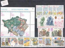 1986 Vatican, timbres neufs, année complète 24 valeurs - MNH**