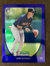 2011 Bowman Draft Chrome Purple Refractor #49 Jose Iglesias RC