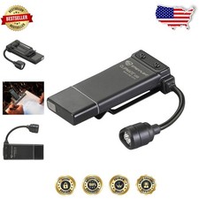 Rechargeable Clip-On Light 70 Lumens Hands-Free USB White Red LED Durable