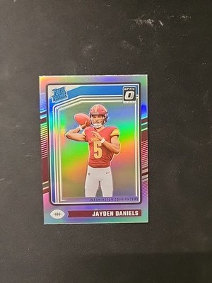 2024 Panini Donruss - Rated Rookie Jayden Daniels #248 Optic Preview Holo Prizm