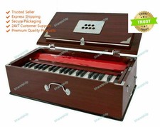 Tunning 432 Hz,440Hz Safri Double Bellow Folding Harmonium 39 Keys Two Reed