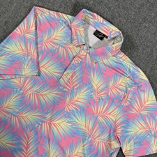 Sunday Swagger Polo Shirt Mens XL Multicolor Maldives Golf Performance Stretch