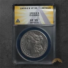 1902-S Morgan Silver Dollar $1 - ANACS VF35 Details - San Fransisco
