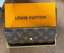 Authentic Louis Vuitton Portefeuille Sarah Monogram Long Wallet   Brown