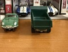 1961 Aurora Jet T-Jet Vibrator #1582 H.O. Mack COE Dump Truck Tan/Grn Slot Car — photo 6