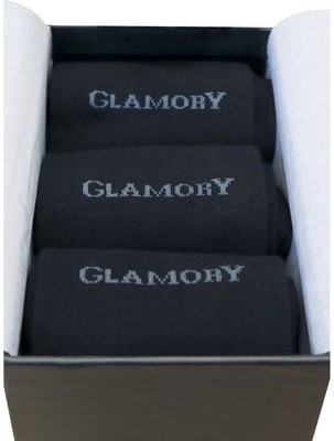 Glamory Freedom Box 3 Pairs of Men's Cotton Socks G-50148 UK Size 6-8 Gift Box
