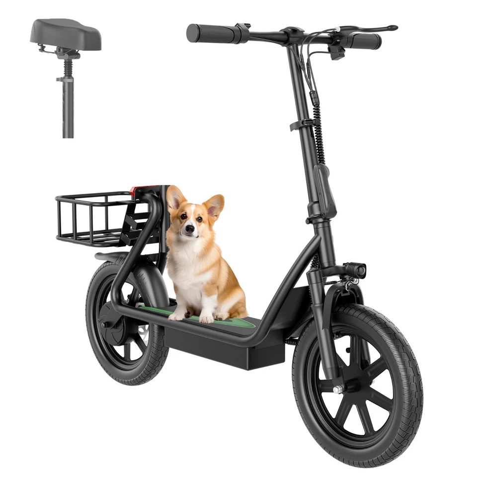 AOVOPRO ESBS-PRO 500W 14"Pendler-Elektroroller 22,5Ah mit Reichweite 40-50Meilen