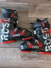 Rossignol EVO 70 Ski Boots 288mm 24.5 Mondopoint / US 8-9, Black & Red, Skiing 