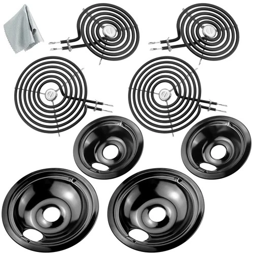 Electric Stove Burners Drip Pans for GE Hotpoint Stoves WB30M1 WB30M2 WB31M20 - product listing photo