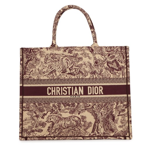 Dior Tote Bag Book Tote Toile de Jouy Embroidery Large M1286ZTDT Christian Dior