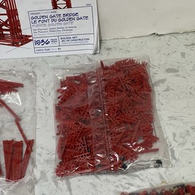 K'NEX Architecture Golden Gate Bridge Building Set 1536 Pieces New Open Box