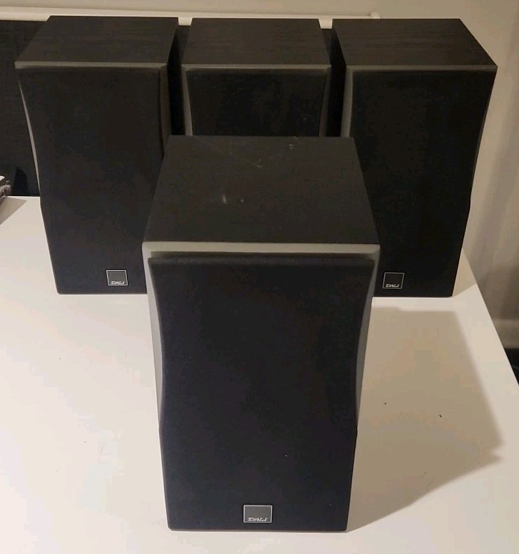 Dali Concept 1 Speakers Set Of 4 - Black Bookshelf Speakers 7.5