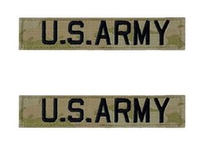 U.S. Army OCP Name Tape with Hook Fastener 2 Pack-Veteran Owned Business