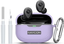  3 in 1 for Raycon Everyday Earbuds 2024 Edition Case Cover with Purple