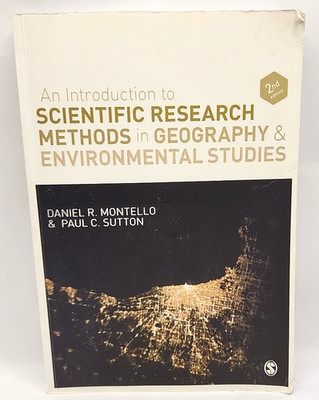 Book An Introduction to Scientific Research Methods in Geography Environmental