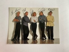 STATUS QUO - Fully Signed UK  Promo Photo Card  - 7x5 inch - Genuine Rock