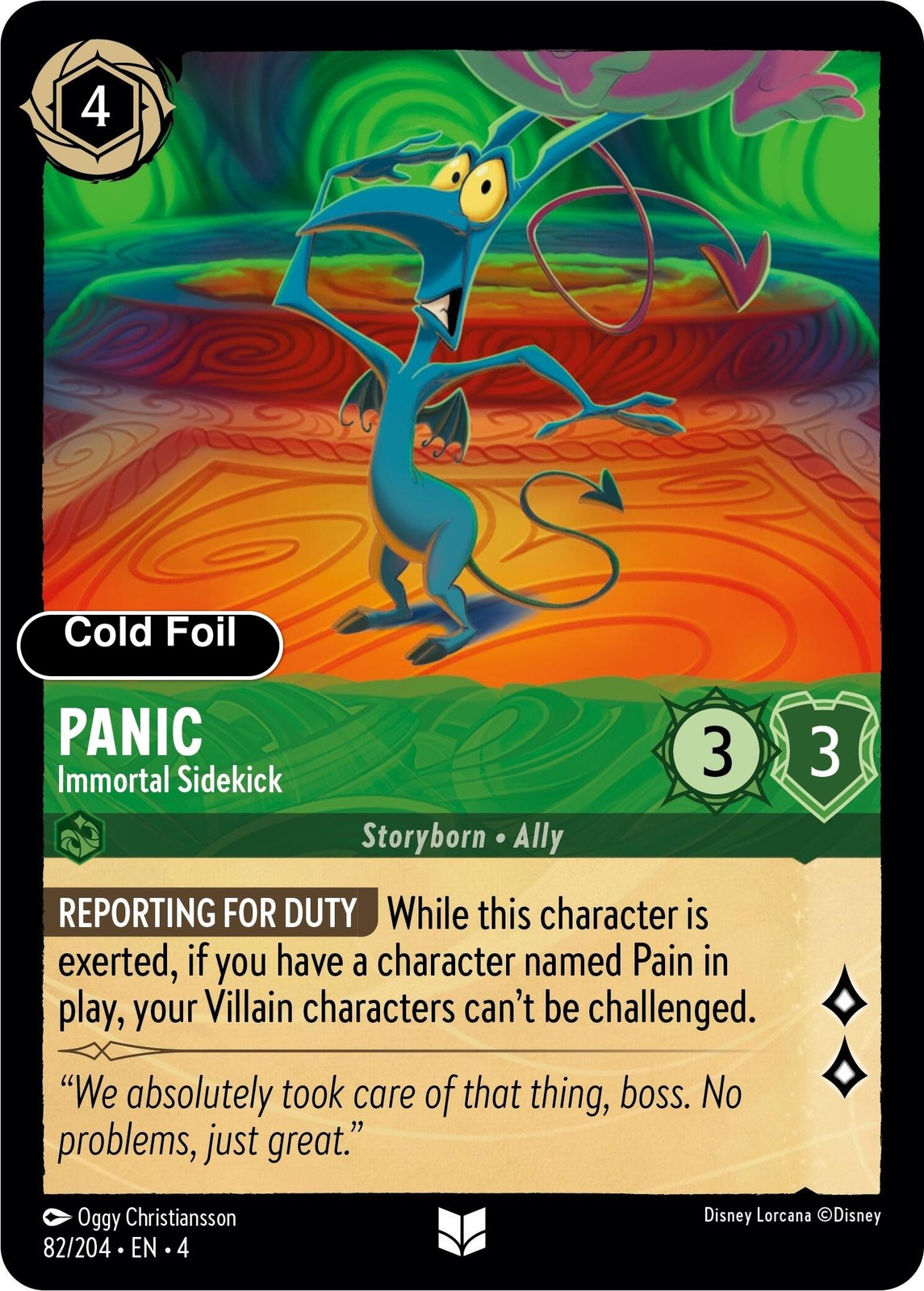 Panic - Immortal Sidekick 82/204 Cold Foil Ursula's Return