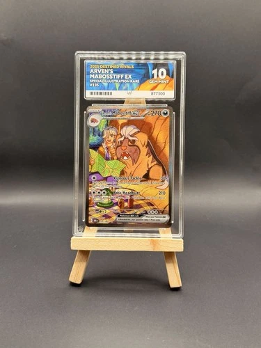 Pokémon TCG Destined Rivals Arvens Mabosstiff EX Card 235/182 Ace 10
