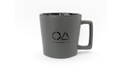 Oberland Arms OA Lieblingstasse Kaffeetasse mit OA Logo grau