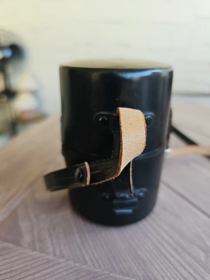 Zeiss Ikon черный кожаный двойной держатель объектива чехол No 20.7757 - Изображение 3 из 4