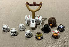 2012 Angry Birds Star Wars Death Star Jenga Parts Pieces Figures Die  EXCELLENT