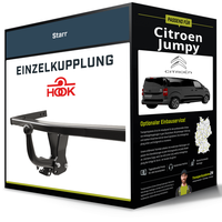 Starre AnhäNgerkupplung für Citroen Jumpy 01.2007-03.2016 II Typ VF7 Hook NEU