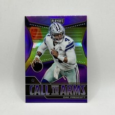 Dak Prescott Purple Prizm Call To Arms SP 2021 Panini Playoff Football #CA-DPR