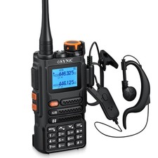 Handheld Police Radio Scanner Fire Transceiver Portable Antenna Walkie Talkie UK