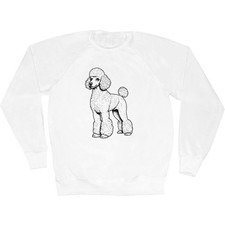 'Standard Poodle' Adult Sweatshirt / Sweater / Jumper (SW060642)