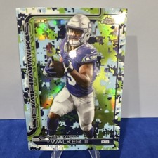 2025 Topps Kenneth Walker III Camo Seattle Seahawks #276 NFL Football Card SSP 