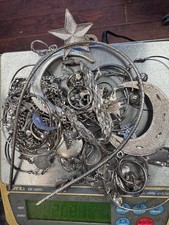 504.3 g  Scratch Tested Sterling Silver Scrap Lot Melting some Wearable Jewelry