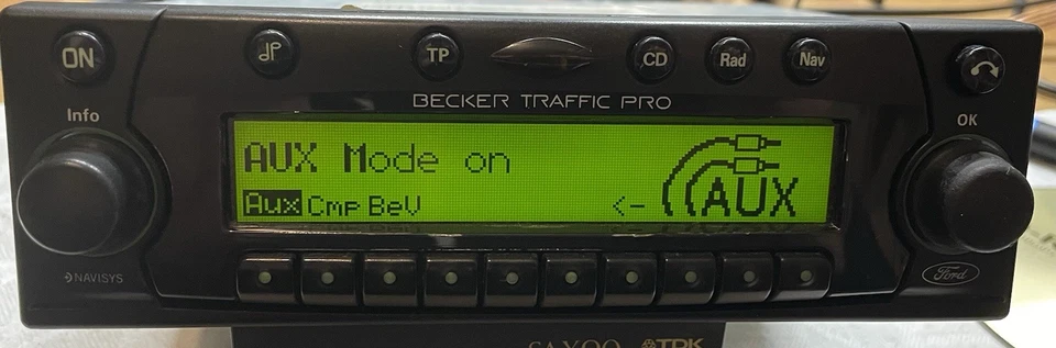 FORD BECKER Traffic Pro Autoradio Bluetooth Navi CD Escort Scorpio Cosworth TOP - Bild 2 von 4