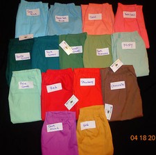 New Scrubeez Women's Easy Fit Pull on Pants Scrubs Medical Uniform Sz SM Regular