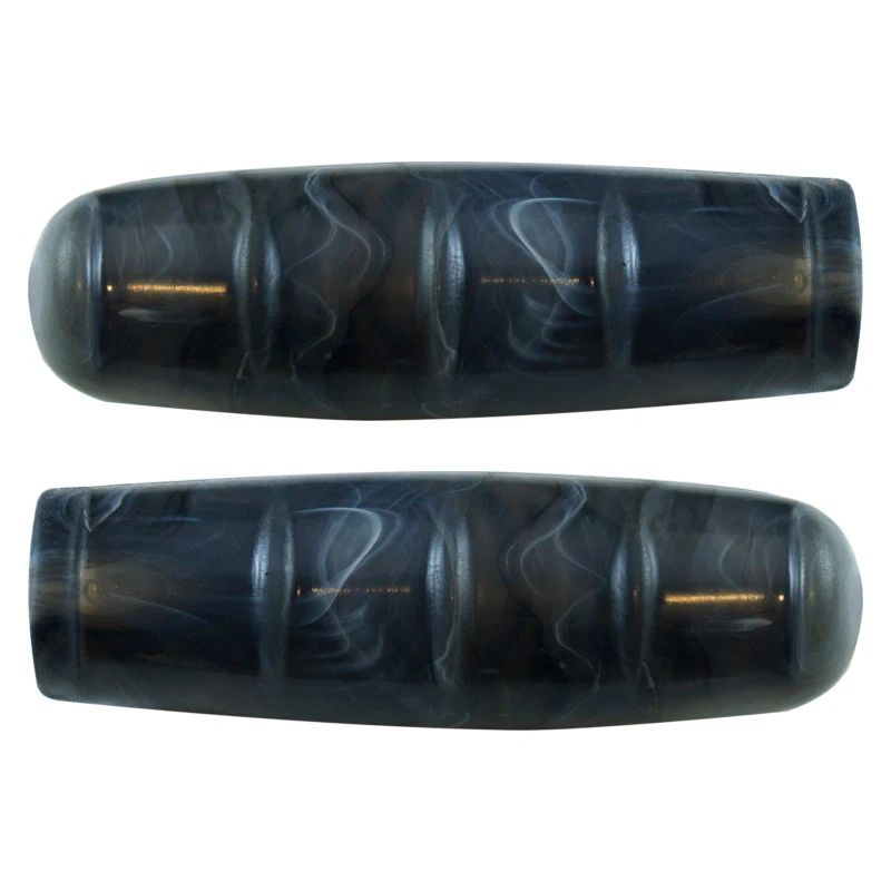 BIKE GRAY HANDLEBAR GRIPS GRIP UNIVERSAL MTB FIXIE CITY ROAD CYCLE VINTAGE PAIR - Image 2 of 3